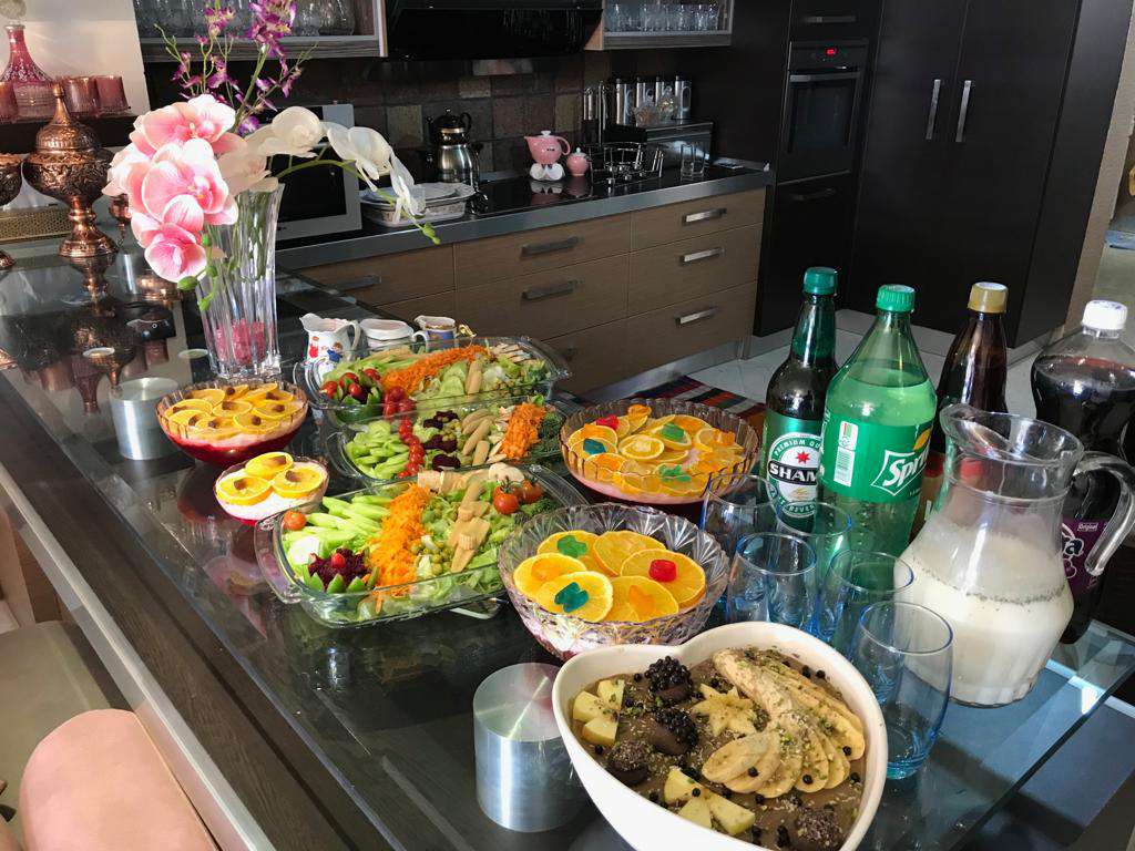 A Pleasant Homemade Dinner Among an Iranian Family