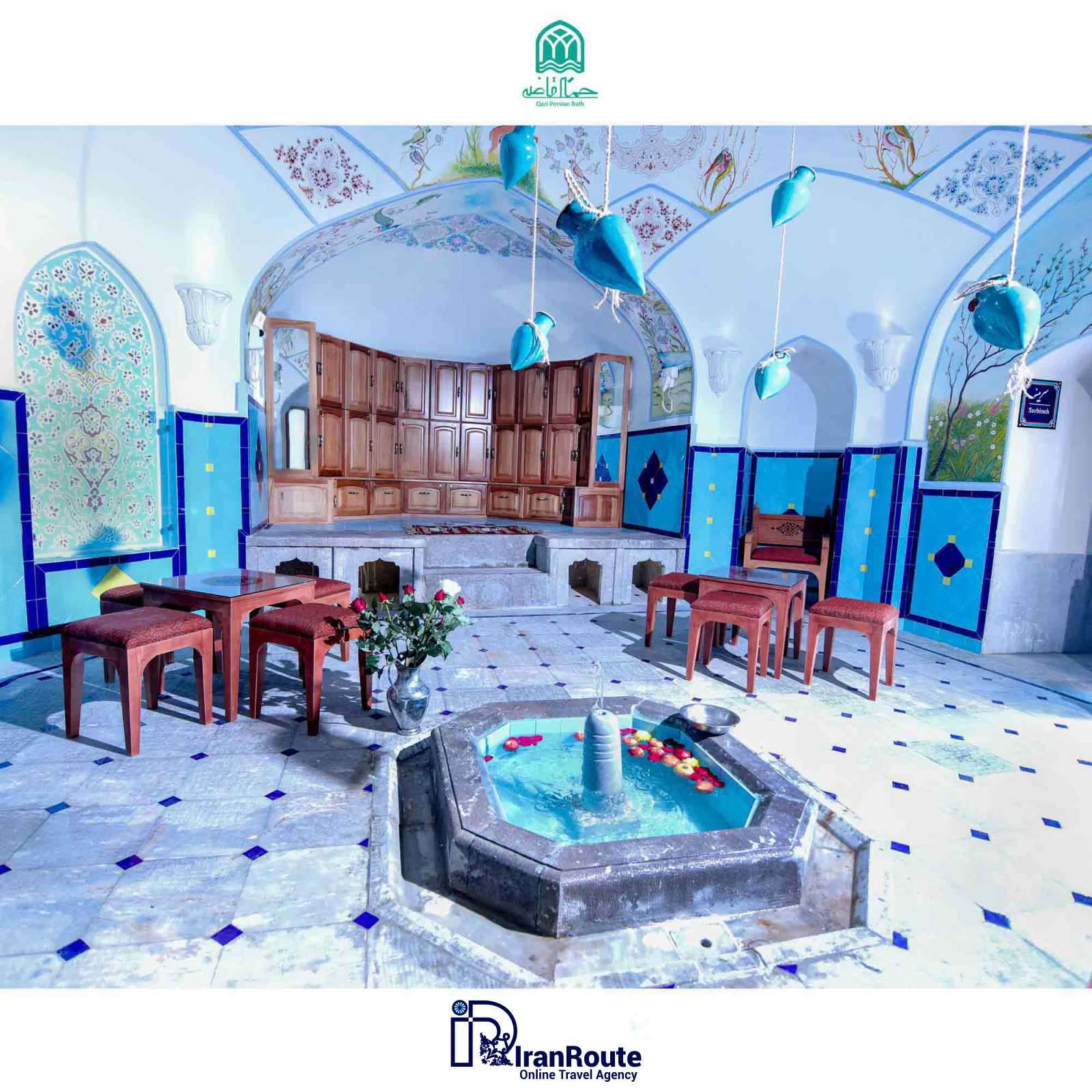 Relaxing at the Traditional Iranian Bathhouse
